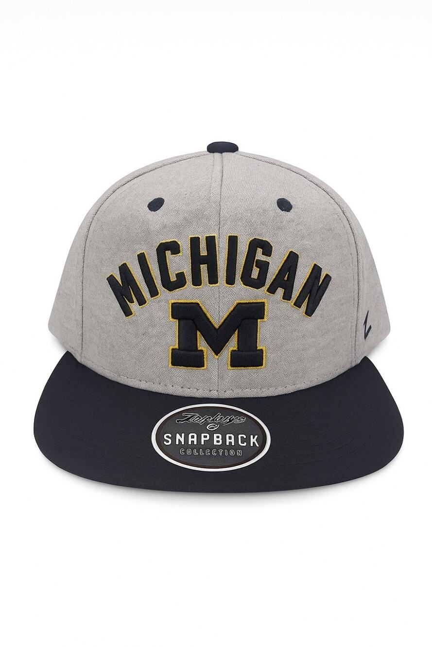 Men's Zephyr Michigan Wolverines Two Tone Adjustable Snapback Hat / Cap